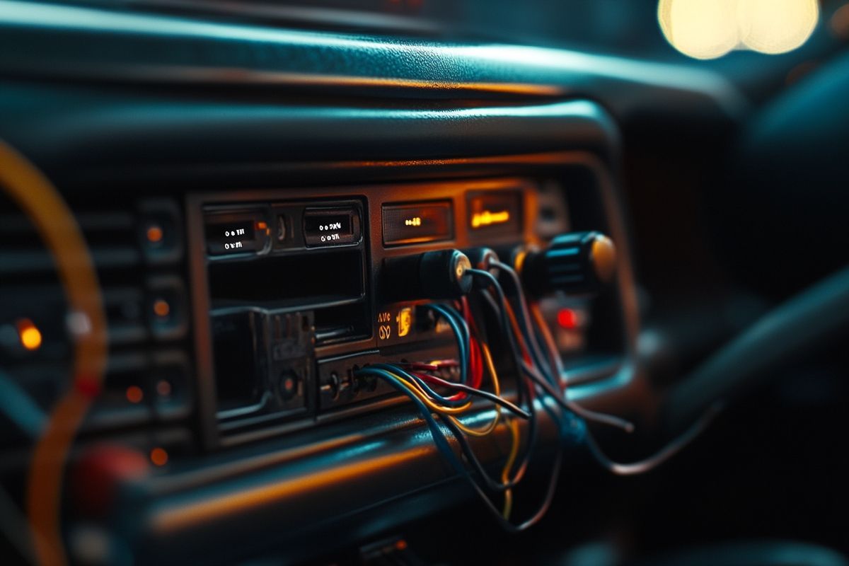 Schéma du branchement de l'autoradio : couleur des fils et installation facile