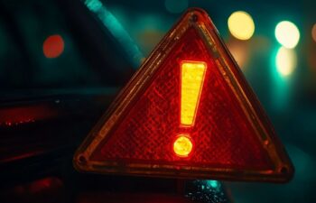 Voyant de la voiture triangle rouge avec point d'exclamation : guide pour les conducteurs