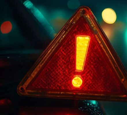 Voyant de la voiture triangle rouge avec point d'exclamation : guide pour les conducteurs