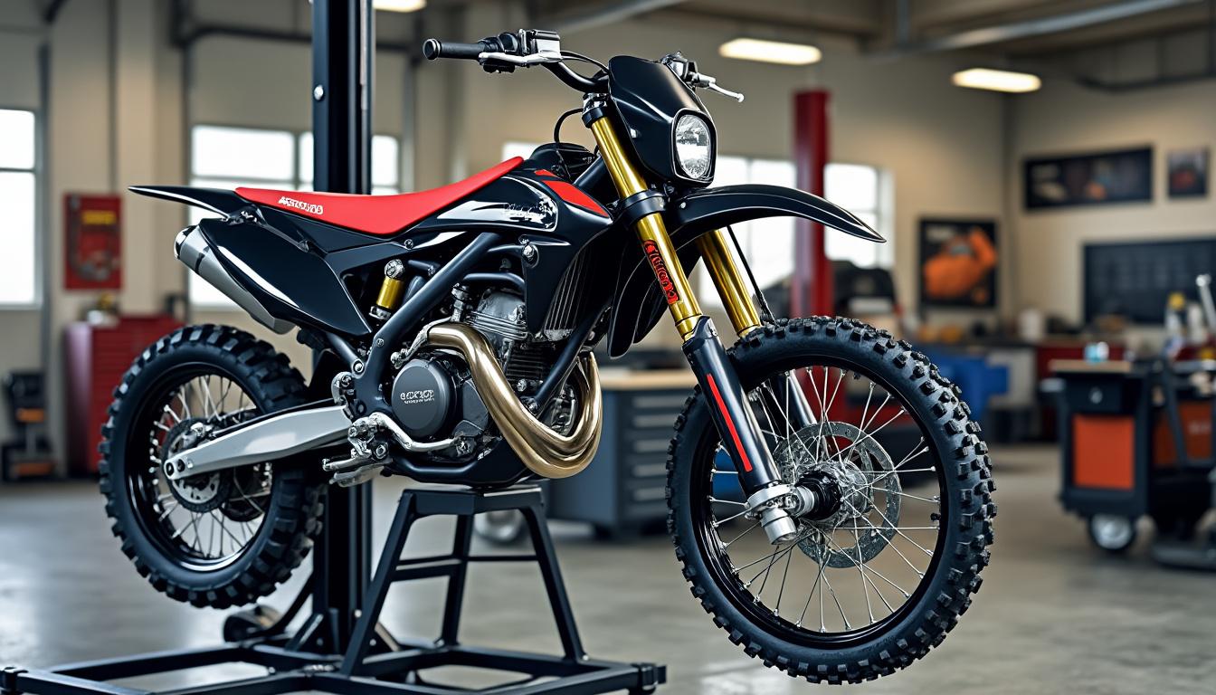 découvrez le lève-moto tout-terrain, l'accessoire indispensable pour entretenir et réparer facilement votre moto d'aventure. robuste, pratique et sécurisé, il facilite le quotidien de tous les passionnés.