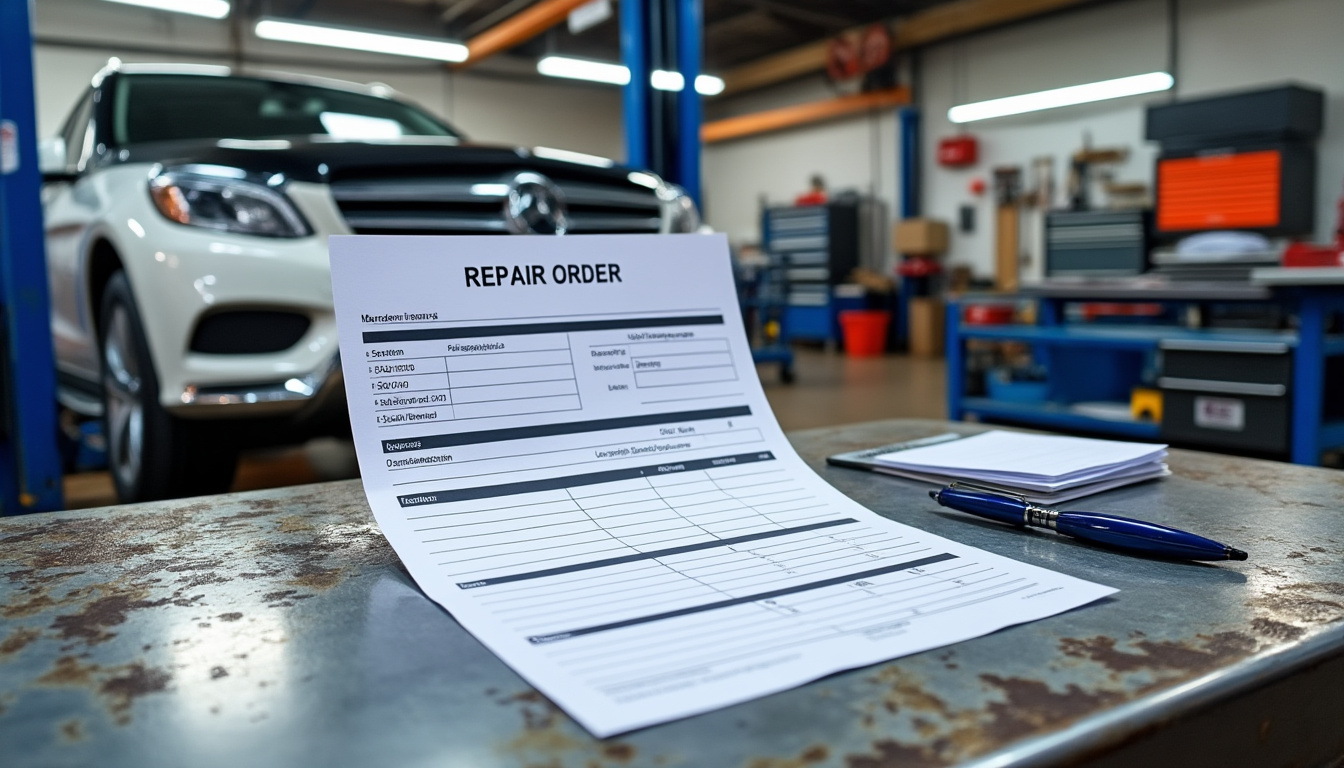 téléchargez un ordre de réparation automobile vierge pour faciliter la gestion et le suivi de vos interventions mécaniques. parfait pour professionnels et particuliers souhaitant organiser efficacement leurs réparations auto.