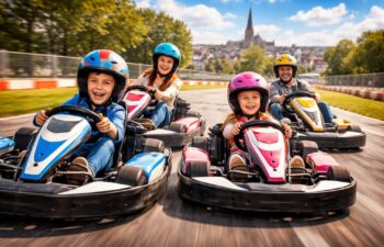 vivez une expérience inoubliable en famille avec le karting à valenciennes. piste sécurisée, sensations fortes et fun assuré pour petits et grands !