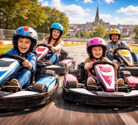 vivez une expérience inoubliable en famille avec le karting à valenciennes. piste sécurisée, sensations fortes et fun assuré pour petits et grands !
