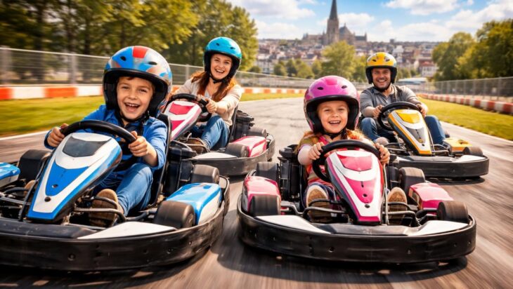 vivez une expérience inoubliable en famille avec le karting à valenciennes. piste sécurisée, sensations fortes et fun assuré pour petits et grands !