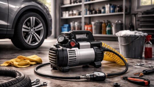 mini compresseur 220v idéal pour véhicules : facile à utiliser pour gonflage, nettoyage et petits travaux au garage. compact et performant pour toutes vos réparations.