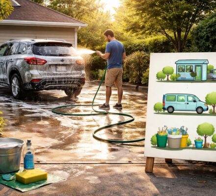 découvrez si vous pouvez laver votre voiture dans votre cour et explorez des alternatives respectueuses de l'environnement pour nettoyer votre véhicule efficacement.