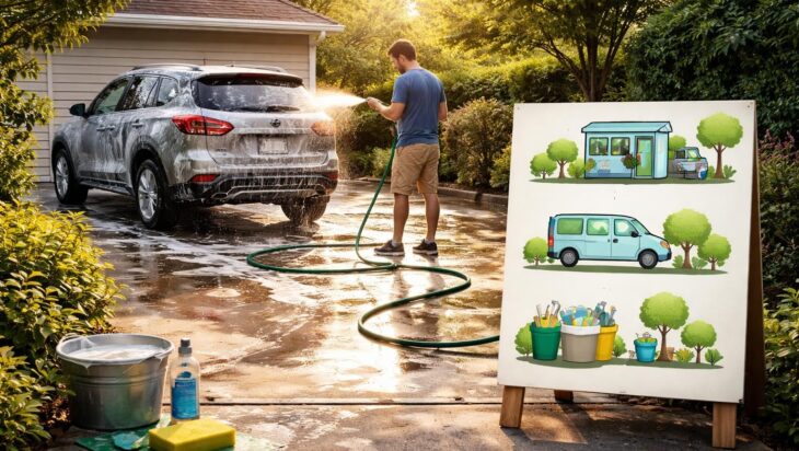 découvrez si vous pouvez laver votre voiture dans votre cour et explorez des alternatives respectueuses de l'environnement pour nettoyer votre véhicule efficacement.