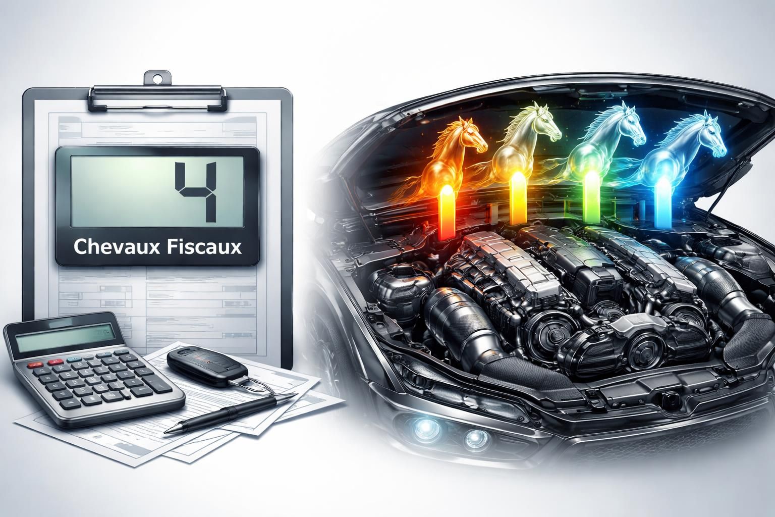 découvrez à quoi correspondent 4 chevaux fiscaux en termes de puissance moteur et combien cela représente en chevaux sous le capot.