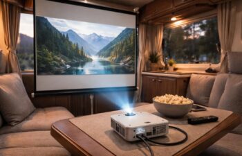 découvrez le mini vidéoprojecteur acer, le cinéma de poche idéal pour votre camping-car. test d'usage complet pour profiter de vos films n'importe où.