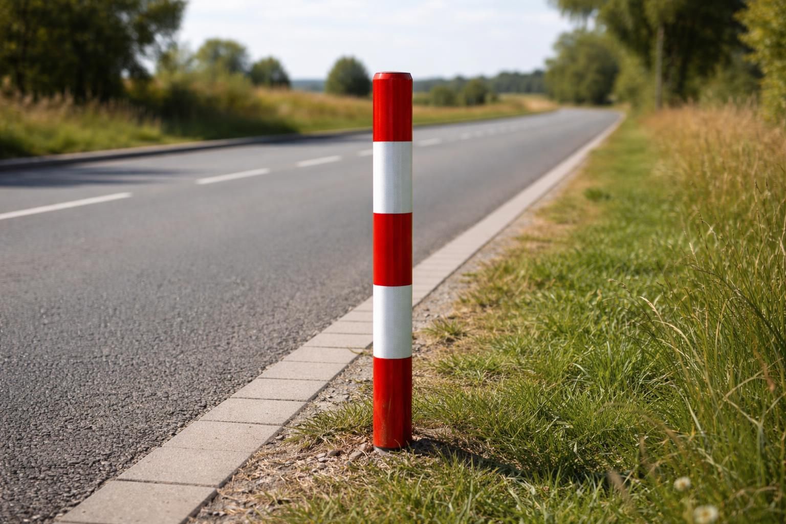 découvrez l'importance du poteau de signalisation rouge et blanc, un élément essentiel pour assurer la sécurité et la clarté de la signalétique routière.