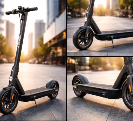 découvrez la trotinnette électrique noire nav-v40 de navee, alliant design moderne et performances impressionnantes pour des déplacements urbains rapides et stylés.