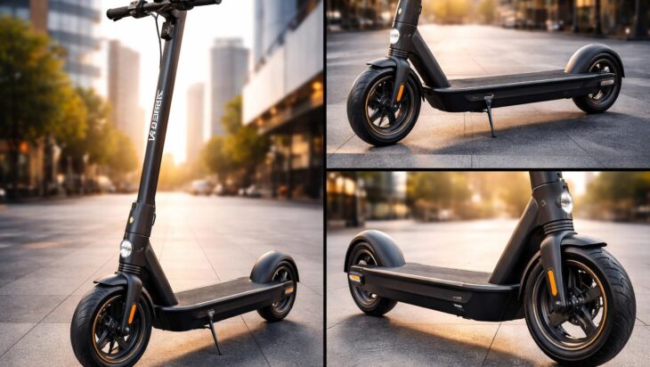 découvrez la trotinnette électrique noire nav-v40 de navee, alliant design moderne et performances impressionnantes pour des déplacements urbains rapides et stylés.