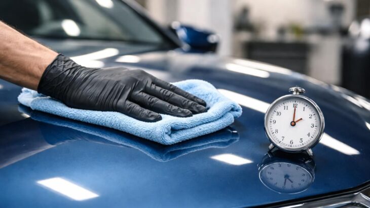 découvrez comment appliquer efficacement un produit pour lustrer votre voiture et le temps de pose recommandé pour un résultat brillant et durable.